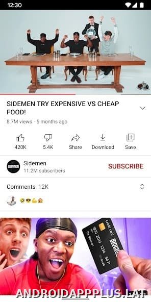 ЮТуб скриншот 3